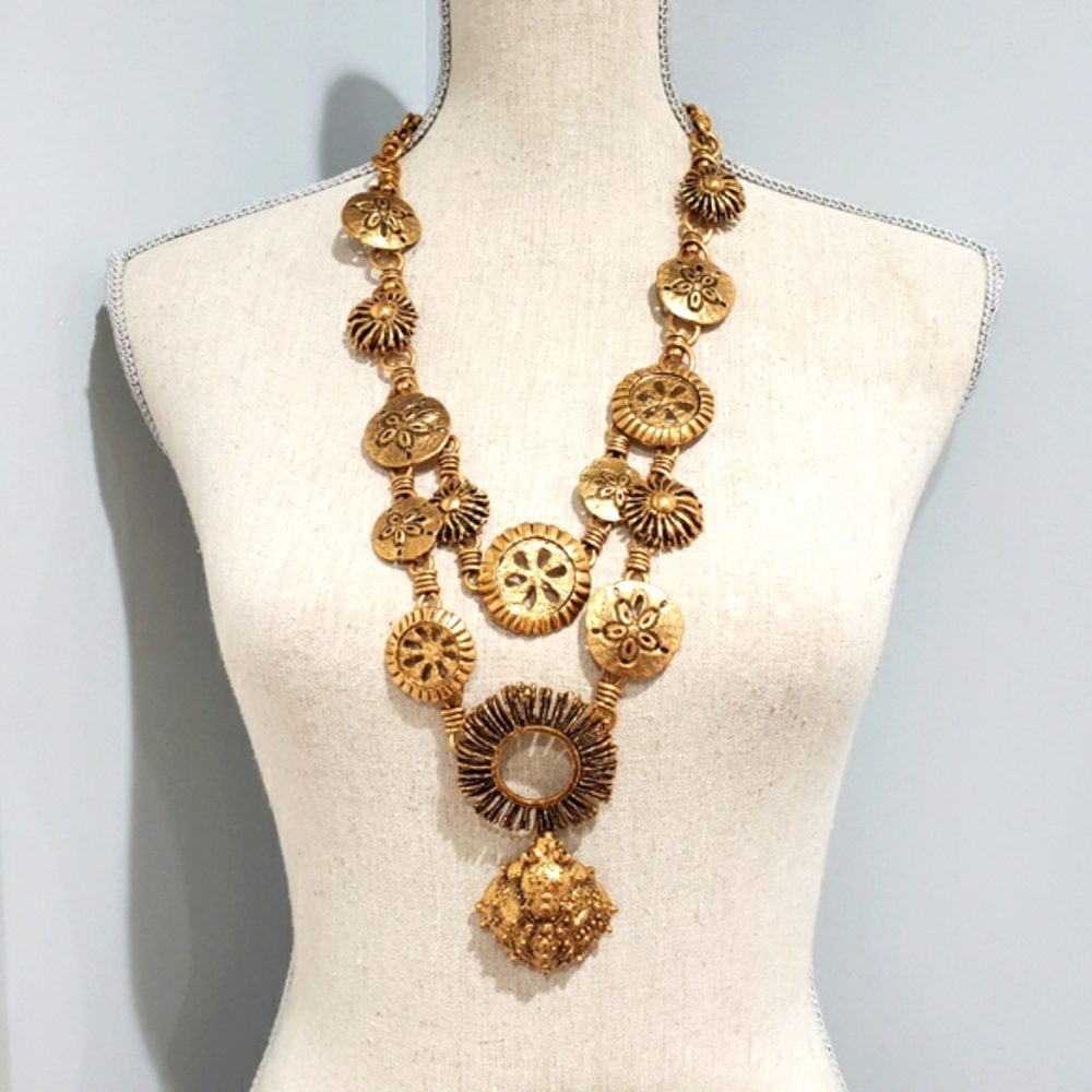 Runway Couture Oscar de la Renta Statement Necklace